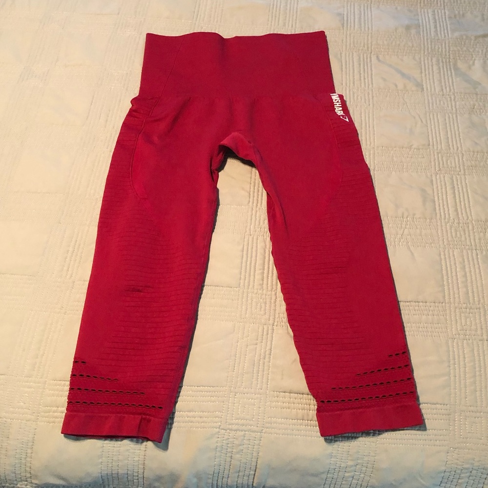 High Rise Seamless Gymshark cropped leggings